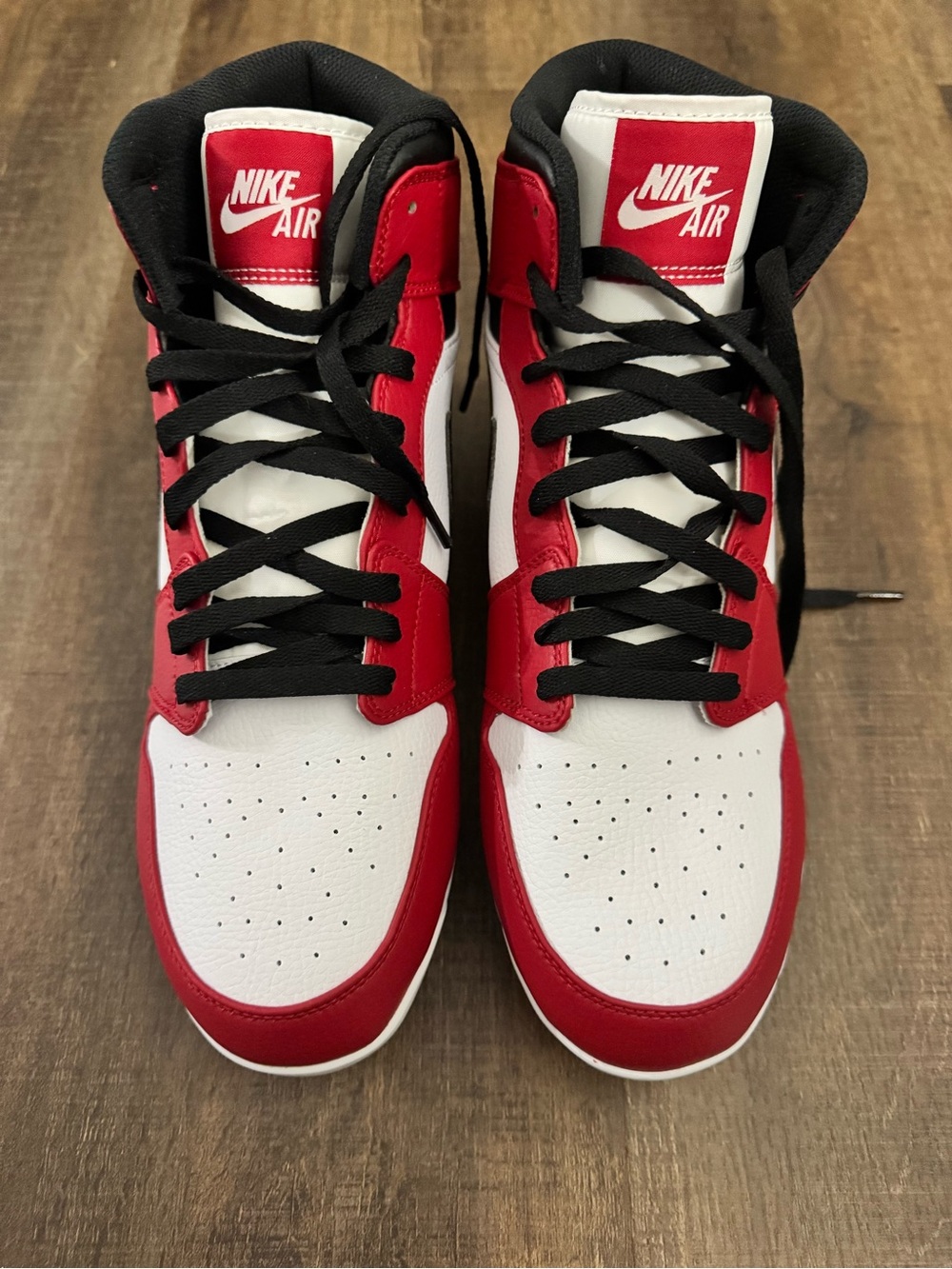 Nike Air Jordan 1 Retro MCS 'Chicago' Black Red White mens 11.5